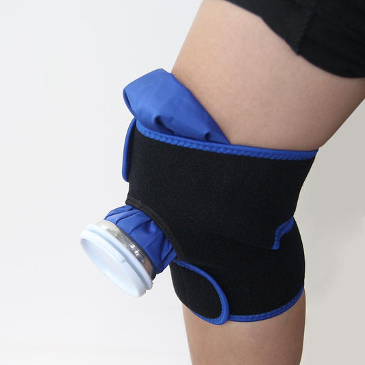 Sports Ice Pack+Sports Swelling Straps Safe Waterproof for Knees Elbow