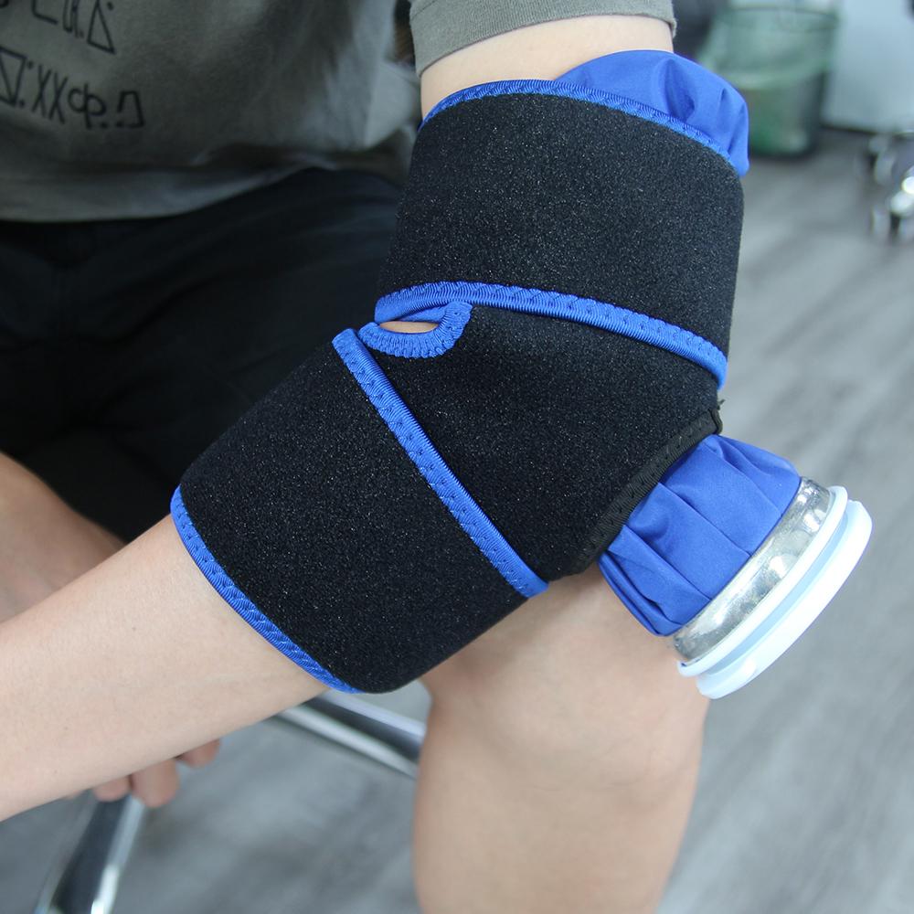 Sports Ice Pack+Sports Swelling Straps Safe Waterproof for Knees Elbow